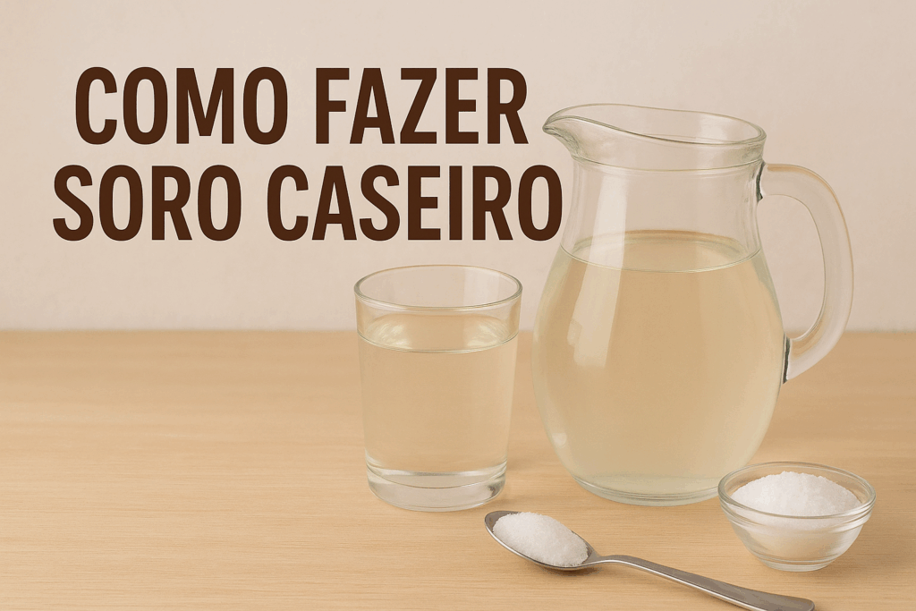como fazer soro caseiro